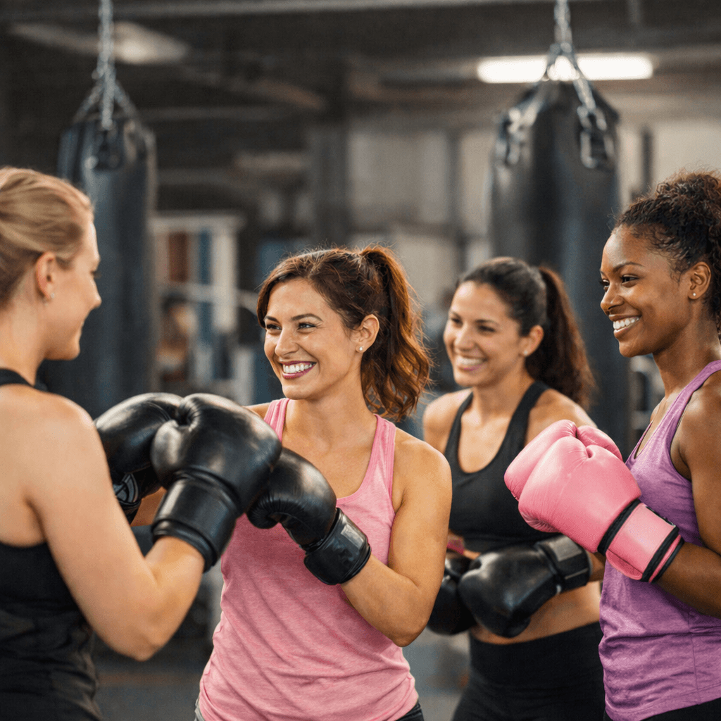 Sisters boxing school